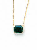 3ct Emerald Necklace