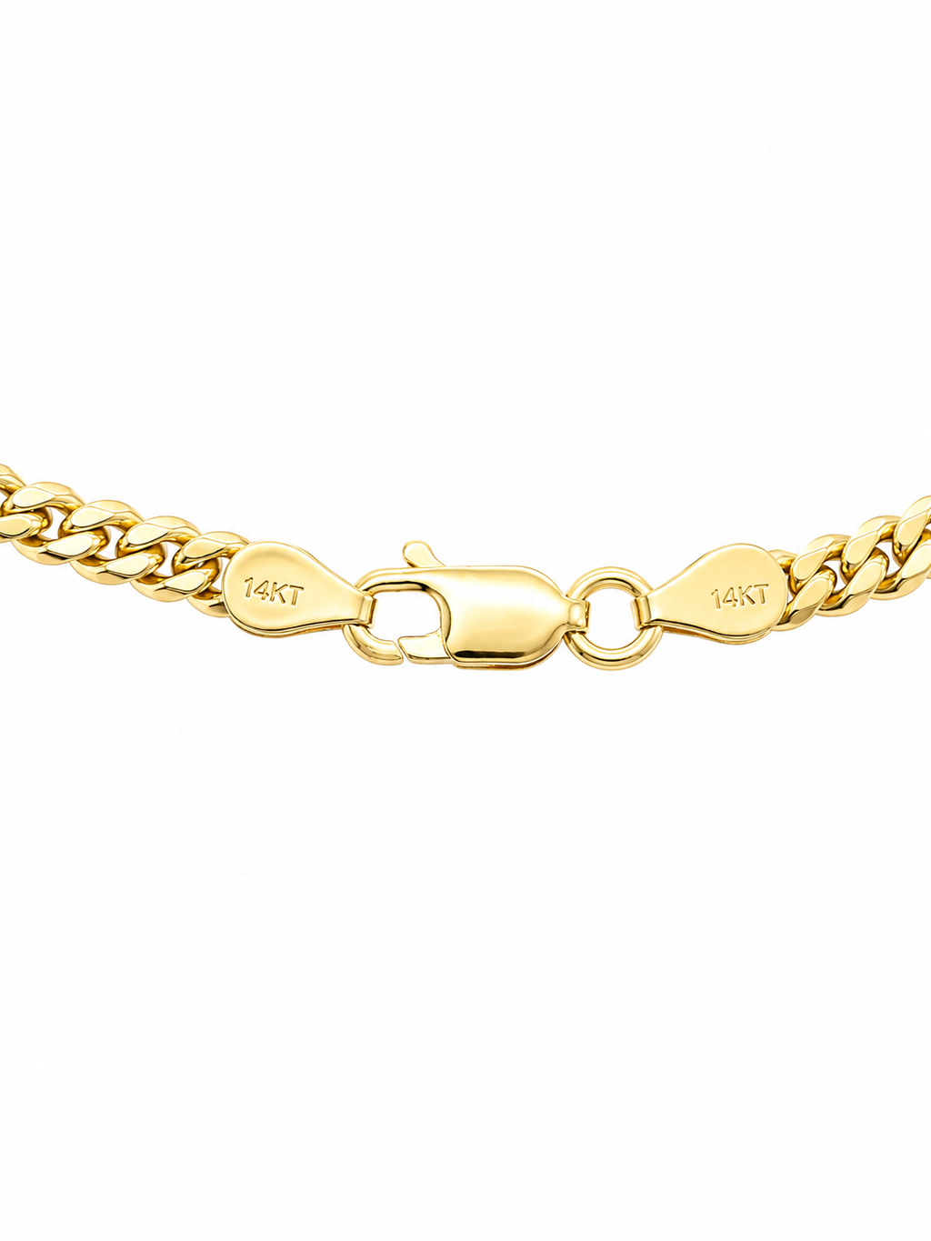 14k Yellow Gold 3.2mm Miami Cuban Chain (16")