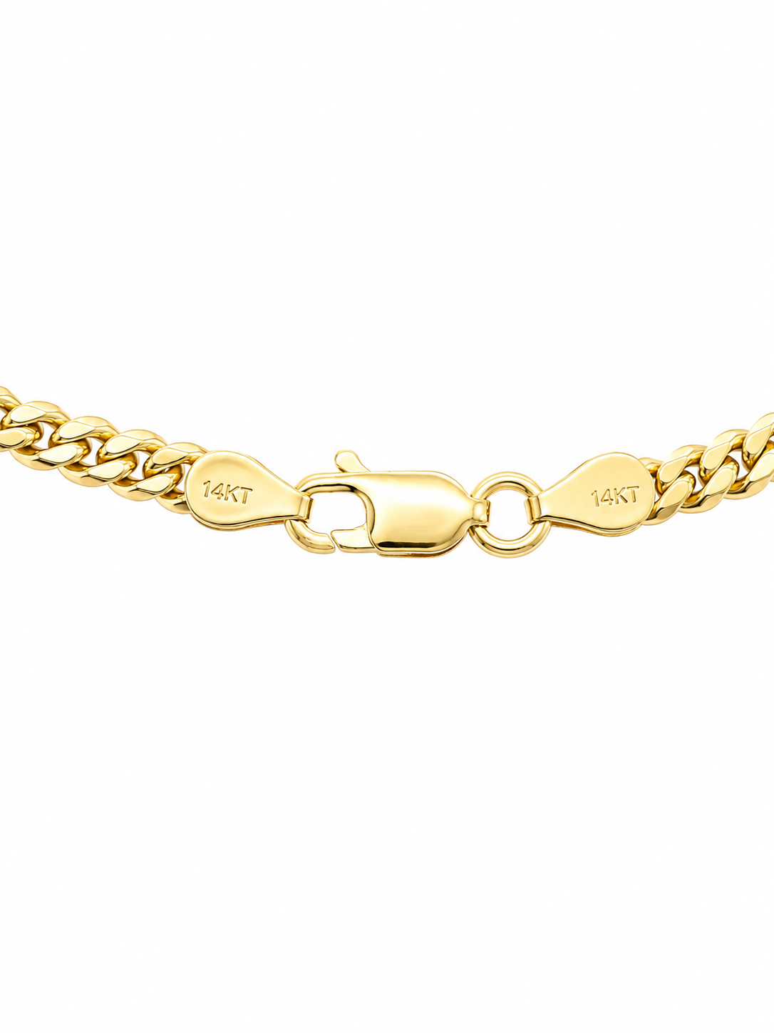 14k Yellow Gold 3.2mm Miami Cuban Chain (16")
