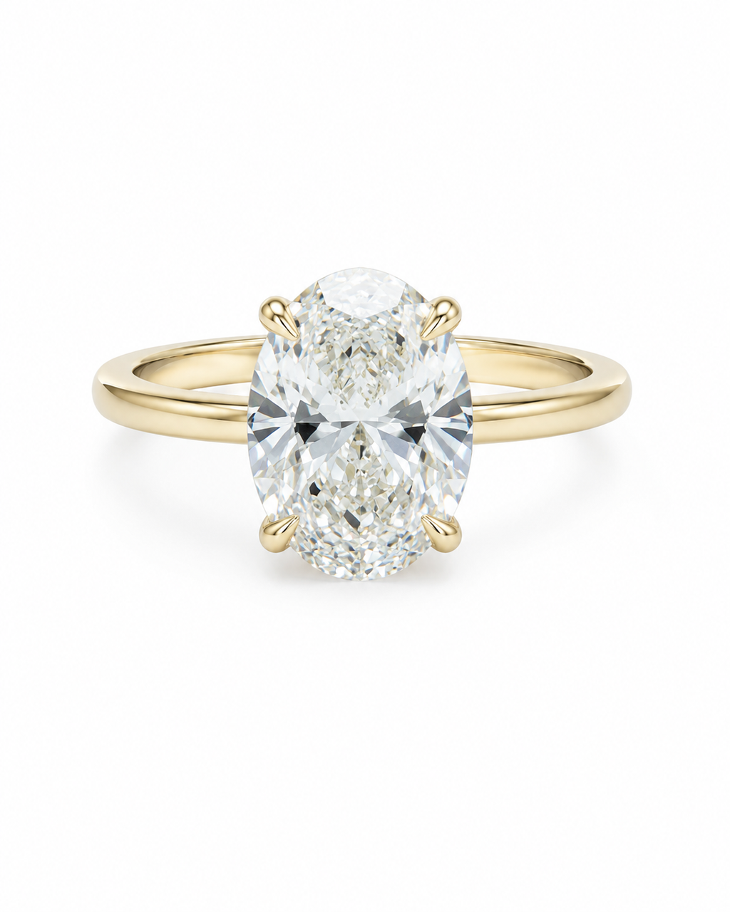 Oval Lab Diamond Ring
