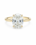 Oval Lab Diamond Ring