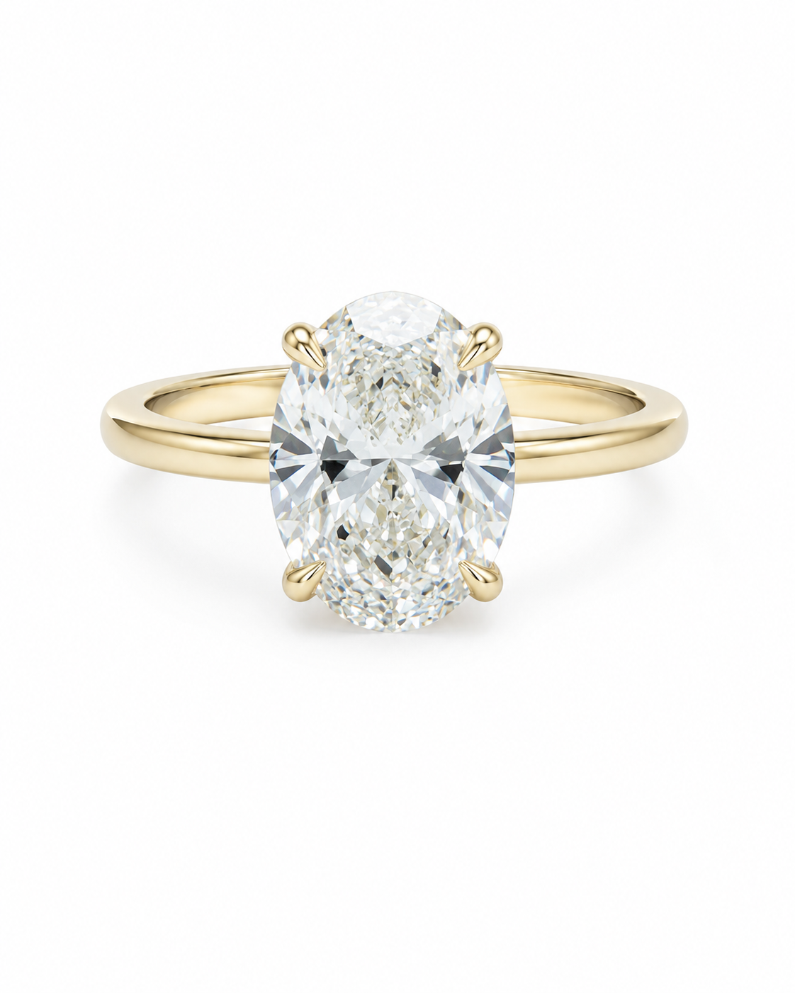 Oval Lab Diamond Ring