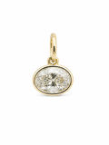 3ct Oval Lab Diamond Bezel Set Necklace Pendant